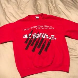 Gildan Shirts - My Chemical Romance red sweatshirt Gildan Shirts - My Chemical Romance red sweatshirt
